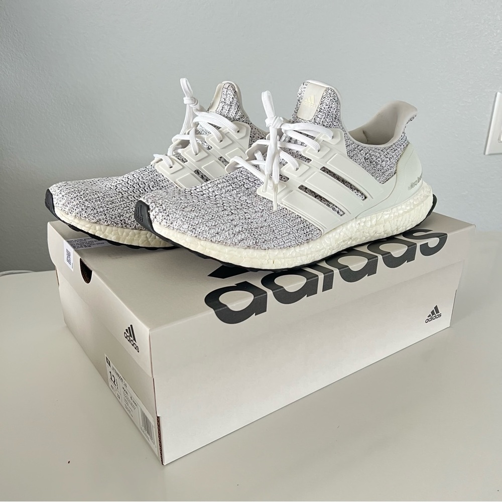 ✨SOLD✨ Adidas Ultraboost 4.0 Non-Dyed White Men Shoes Size 12 🤍